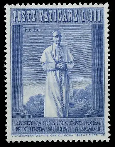 VATIKAN 1958 Nr 291 postfrisch 40164A