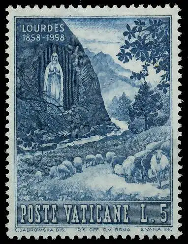 VATIKAN 1958 Nr 282 postfrisch SF6A1AE