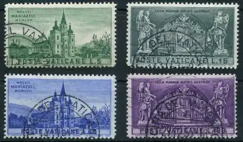 VATIKAN 1957 Nr 276-279 gestempelt 4016DE