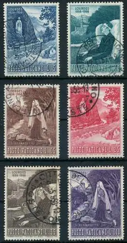 VATIKAN 1958 Nr 282-287 gestempelt 401702