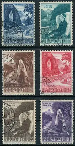 VATIKAN 1958 Nr 282-287 gestempelt 401716