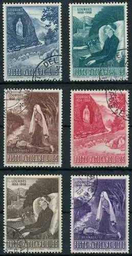 VATIKAN 1958 Nr 282-287 gestempelt 40171A