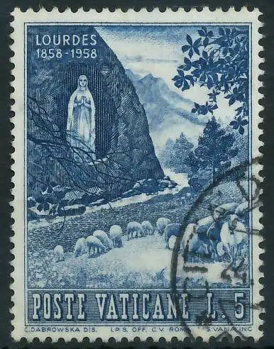 VATIKAN 1958 Nr 282 gestempelt 40170A