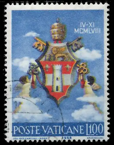VATIKAN 1959 Nr 306 gestempelt 40173A