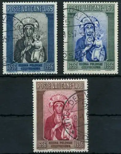 VATIKAN 1956 Nr 263-265 gestempelt 40473A
