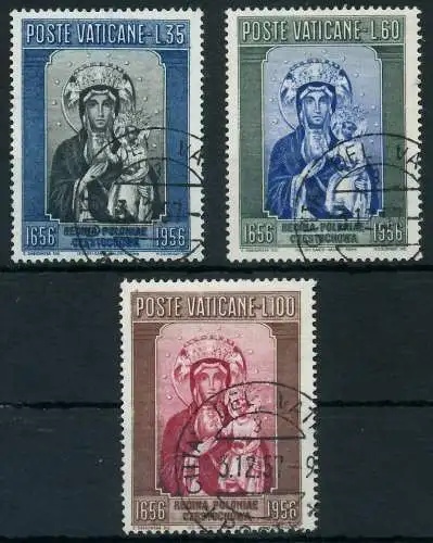 VATIKAN 1956 Nr 263-265 gestempelt 404736