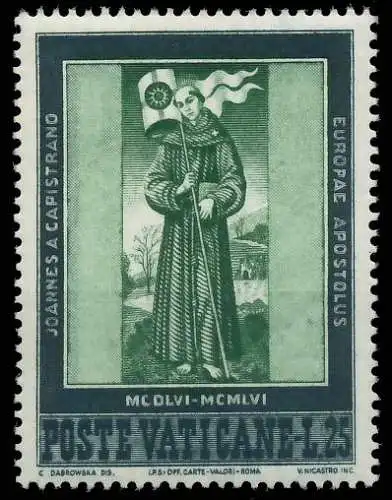 VATIKAN 1956 Nr 262 postfrisch 404762