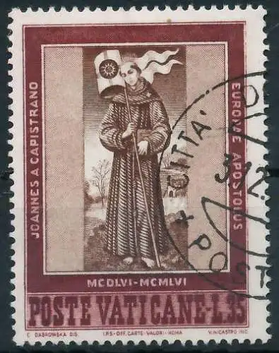 VATIKAN 1956 Nr 262 gestempelt 404766