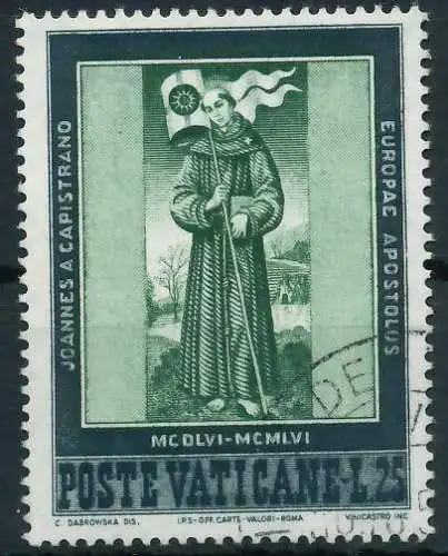 VATIKAN 1956 Nr 261 gestempelt 404772