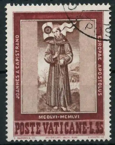 VATIKAN 1956 Nr 262 gestempelt 40476E