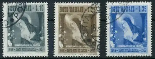 VATIKAN 1956 Nr 256-258 gestempelt 40478A