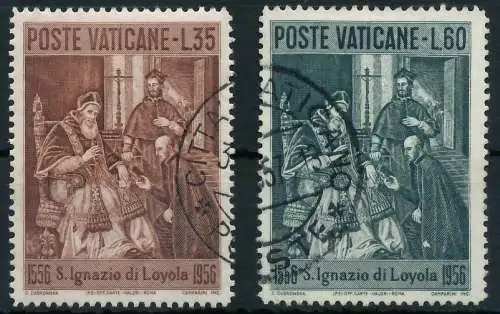 VATIKAN 1956 Nr 259-260 gestempelt 4047B2