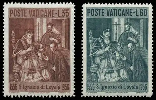 VATIKAN 1956 Nr 259-260 postfrisch 404796