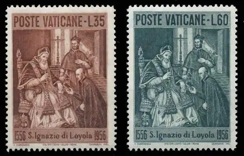 VATIKAN 1956 Nr 259-260 postfrisch 404792