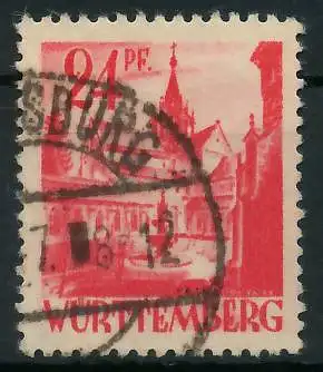 FZ WÜRTTEMBERG 1. AUSGABE SPEZIALISIERT Nr 8vv 40481E