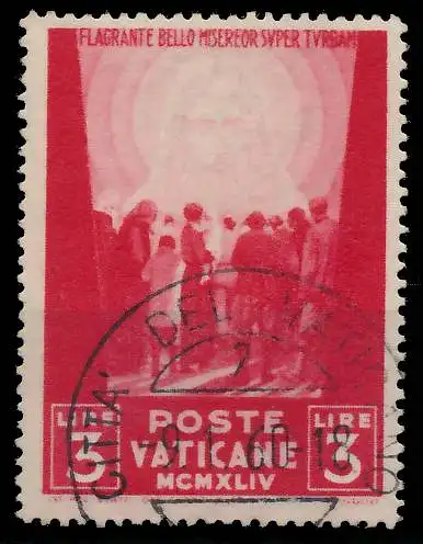 VATIKAN 1945 Nr 114 zentrisch gestempelt 4049AE