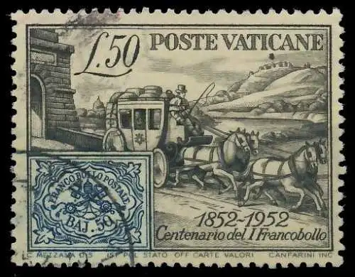 VATIKAN 1952 Nr 188C gestempelt 404B22