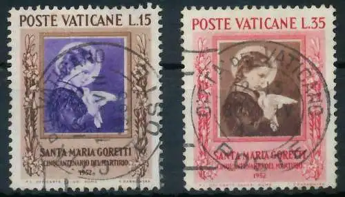VATIKAN 1953 Nr 190-191 gestempelt 404B56