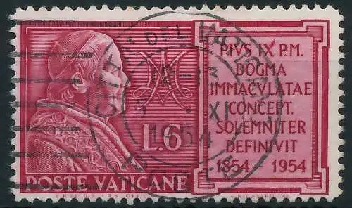 VATIKAN 1954 Nr 216 gestempelt 404BA6
