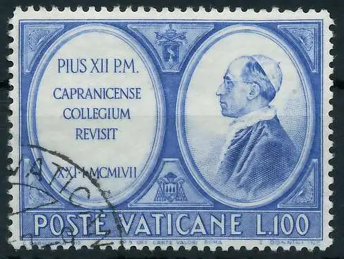 VATIKAN 1957 Nr 273 gestempelt 404BFE