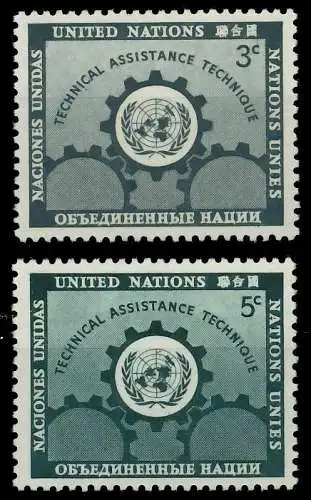 UNO NEW YORK 1953 Nr 23-24 postfrisch 404DFA