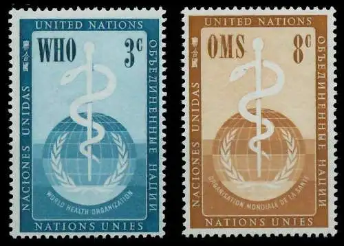 UNO NEW YORK 1956 Nr 49-50 postfrisch 404E52
