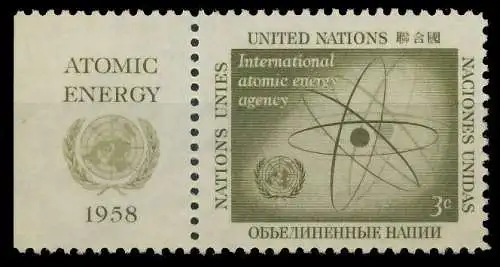 UNO NEW YORK 1958 Nr 66RZFl postfrisch 40B66A