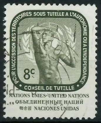 UNO NEW YORK 1959 Nr 81 gestempelt 40B74A