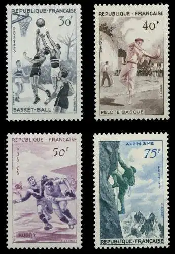 FRANKREICH 1956 Nr 1100-1103 postfrisch 40B96A