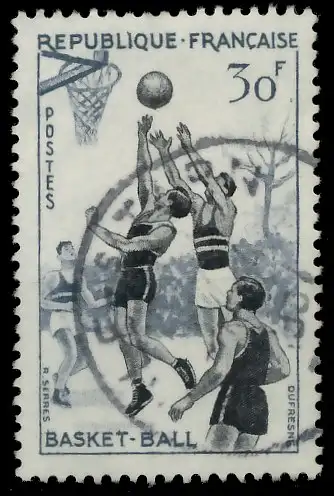 FRANKREICH 1956 Nr 1100 gestempelt 40B99A