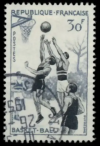 FRANKREICH 1956 Nr 1100 gestempelt 40B992