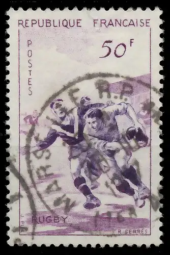 FRANKREICH 1956 Nr 1102 gestempelt 40B9AA
