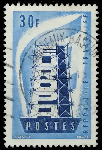 FRANKREICH 1956 Nr 1105 gestempelt 40BA02