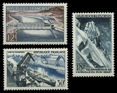 FRANKREICH 1956 Nr 1106-1108 postfrisch 40BA32