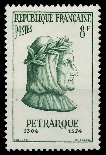 FRANKREICH 1956 Nr 1110 postfrisch 40BA96