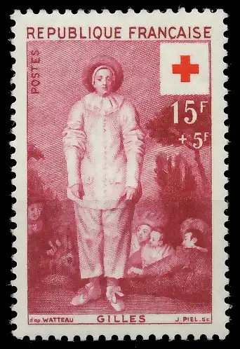 FRANKREICH 1956 Nr 1118 postfrisch SF785BE