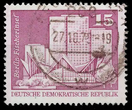 DDR DS AUFBAU IN DER Nr 1853I gestempelt 40BCEE