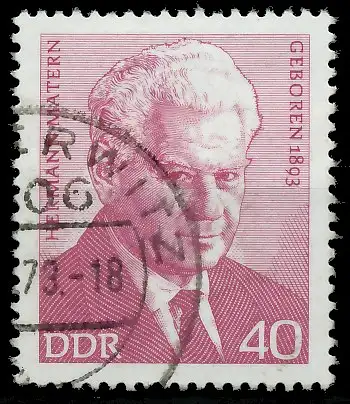 DDR 1973 Nr 1855 gestempelt 40BD0A