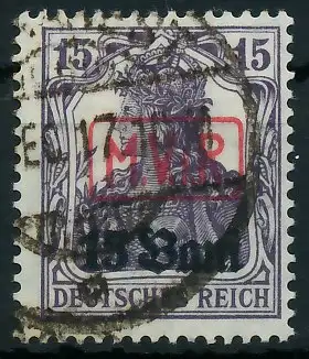 BES. 1WK D-MV RUMÄNIEN Nr 1 gestempelt 410DBE