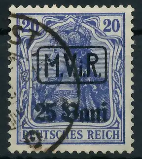 BES. 1WK D-MV RUMÄNIEN Nr 2 gestempelt 410DF6