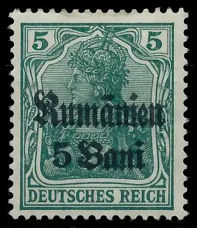 BES. 1WK D-MV RUMÄNIEN Nr 8a ungebraucht 410EAE