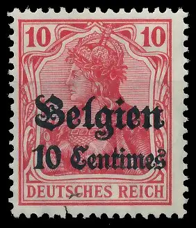 BES. 1WK LANDESPOST BELGIEN Nr 3 postfrisch 410F06