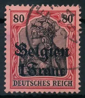 BES. 1WK LANDESPOST BELGIEN Nr 7 gestempelt 410F42