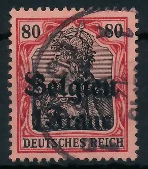 BES. 1WK LANDESPOST BELGIEN Nr 7 gestempelt 410F56