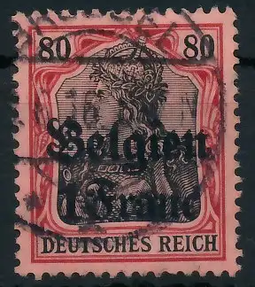 BES. 1WK LANDESPOST BELGIEN Nr 7 gestempelt 410F3E