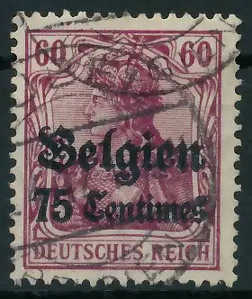 BES. 1WK LANDESPOST BELGIEN Nr 6b gestempelt 410F66