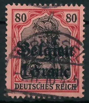 BES. 1WK LANDESPOST BELGIEN Nr 7 gestempelt 410F72