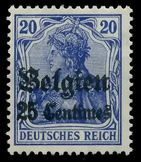 BES. 1WK LANDESPOST BELGIEN Nr 4I ungebraucht 410FA6