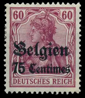 BES. 1WK LANDESPOST BELGIEN Nr 6 ungebraucht 410FC2