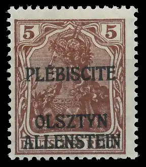ALLENSTEIN Nr II postfrisch gepr. 410FFE
